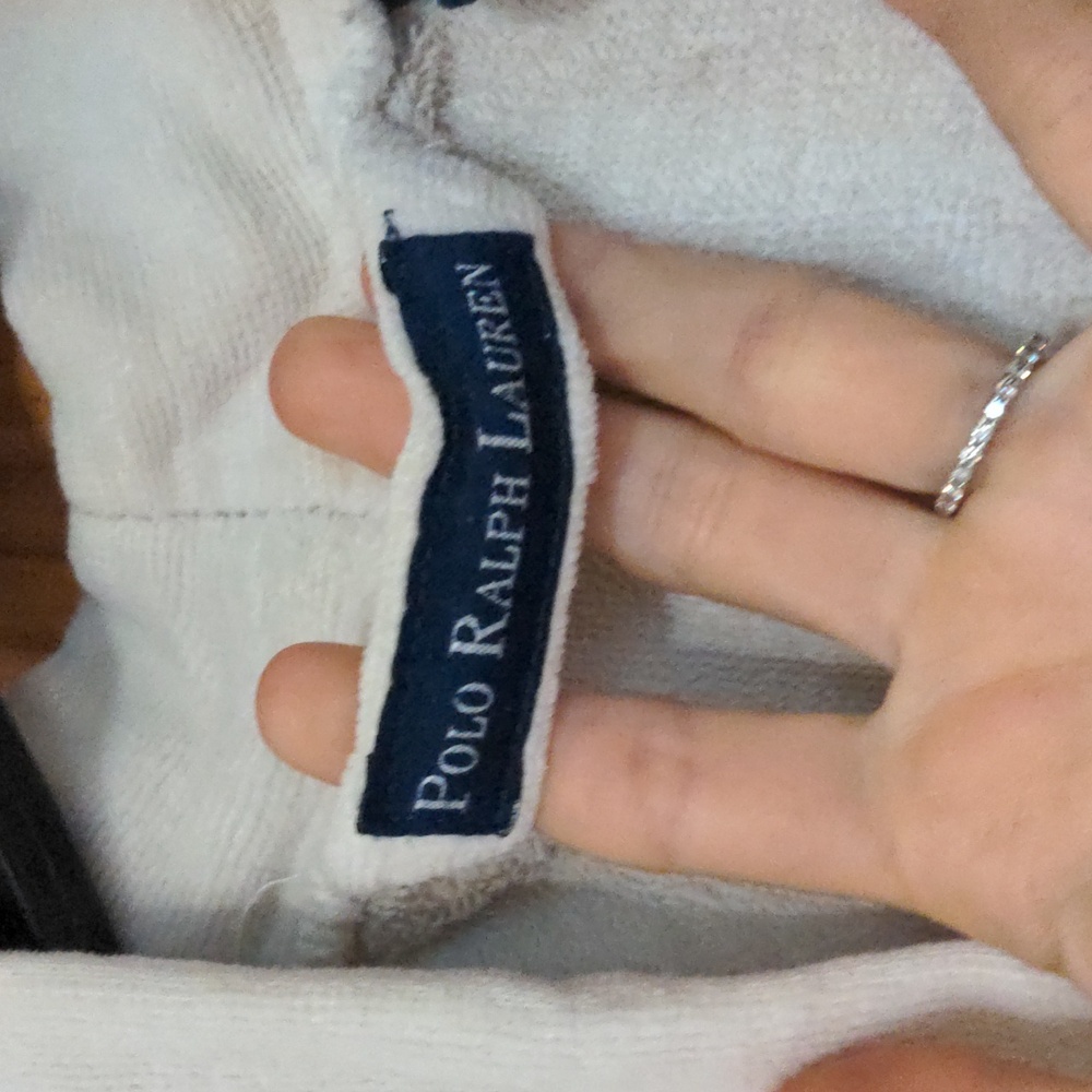 Polo Ralph Lauren Cream Robe - Picture 2 of 3